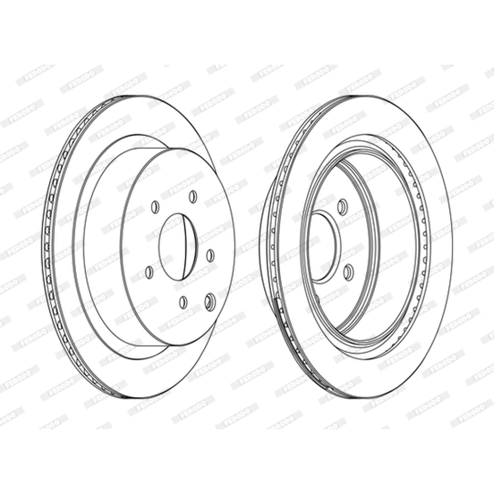 Ferodo Brake Disc - Rear Brake Rotor