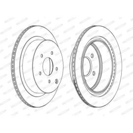 Ferodo Brake Disc - Rear Brake Rotor